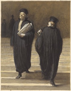 Daumier Les deux confrères